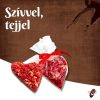 Csokoládészív gyümölcsökkel 30g tej