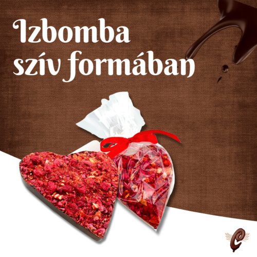 Csokoládészív gyümölcsökkel 30g ét