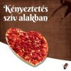 Csokoládészív gyümölcsökkel 150g fehér