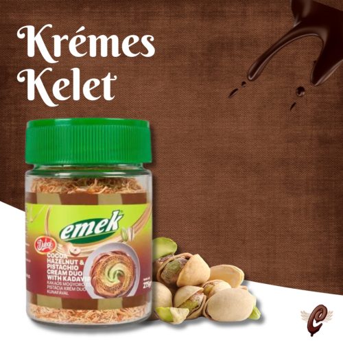 Emek Dubai- mogyoró és pisztáciakrém kadayif tésztával 275g