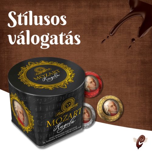 Henry Lambertz Mozart golyók – Pralinéválogatás fémdobozban