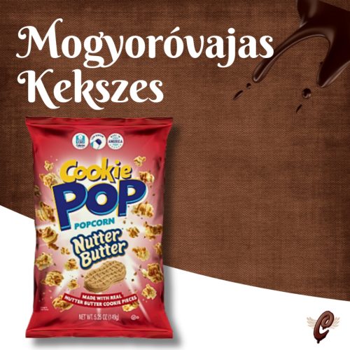 Cookie Pop – Nutter Butter mogyoróvajas popcorn 149g