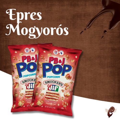 PB&J Popcorn – Mogyoróvajas-Epres Ízű 149g