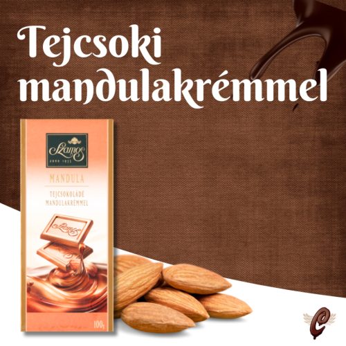 Szamos Mandulás töltött tejcsokoládé tábla